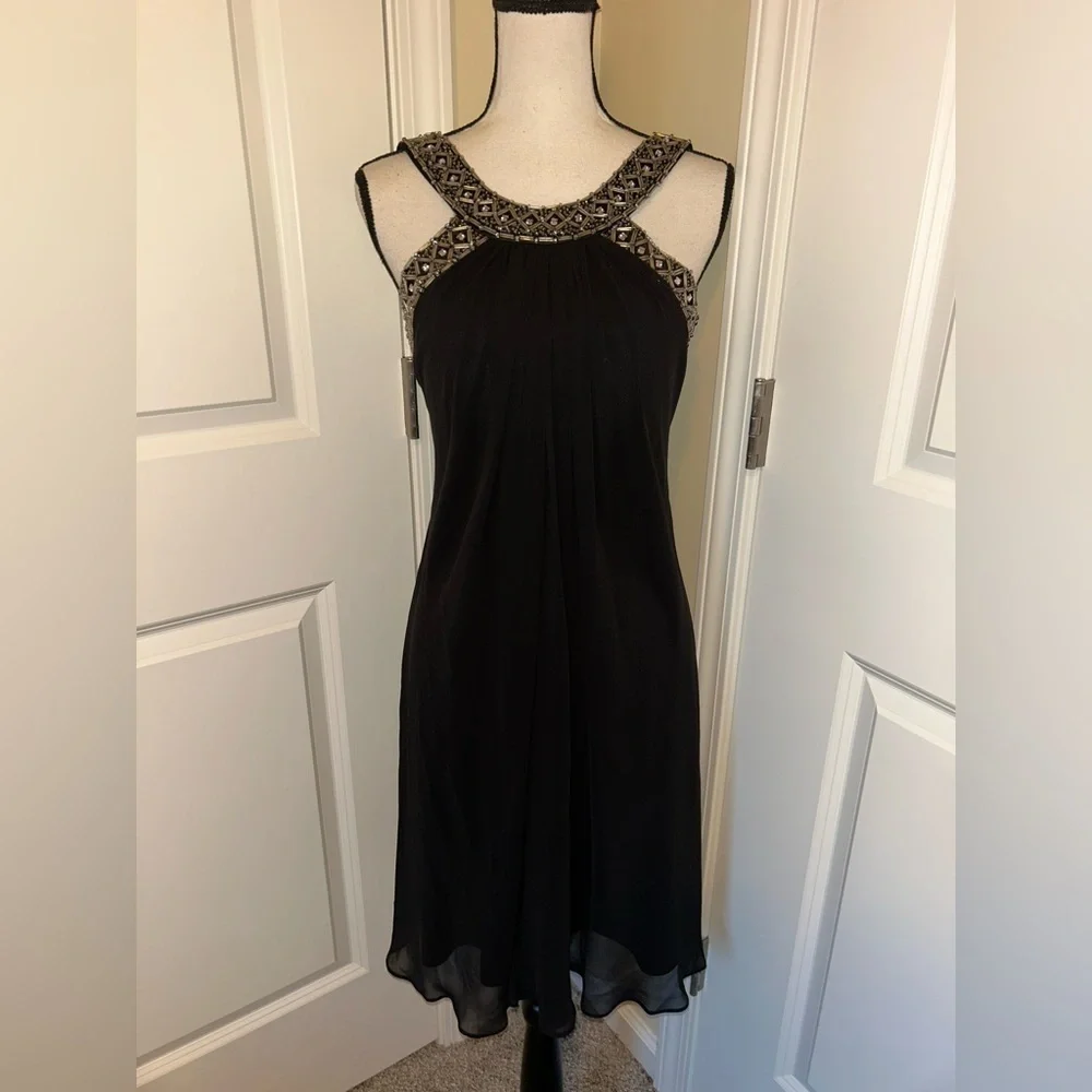 scarlett nite black cocktail dress Vintage Scarlett Nite Dress Women 8/10 Black Whimsigoth Velour 80s Glam  Cocktail